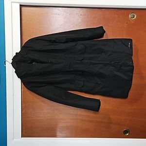 EUC Women's Lands' End Hooded Long Winter Coat - Large (14/16)